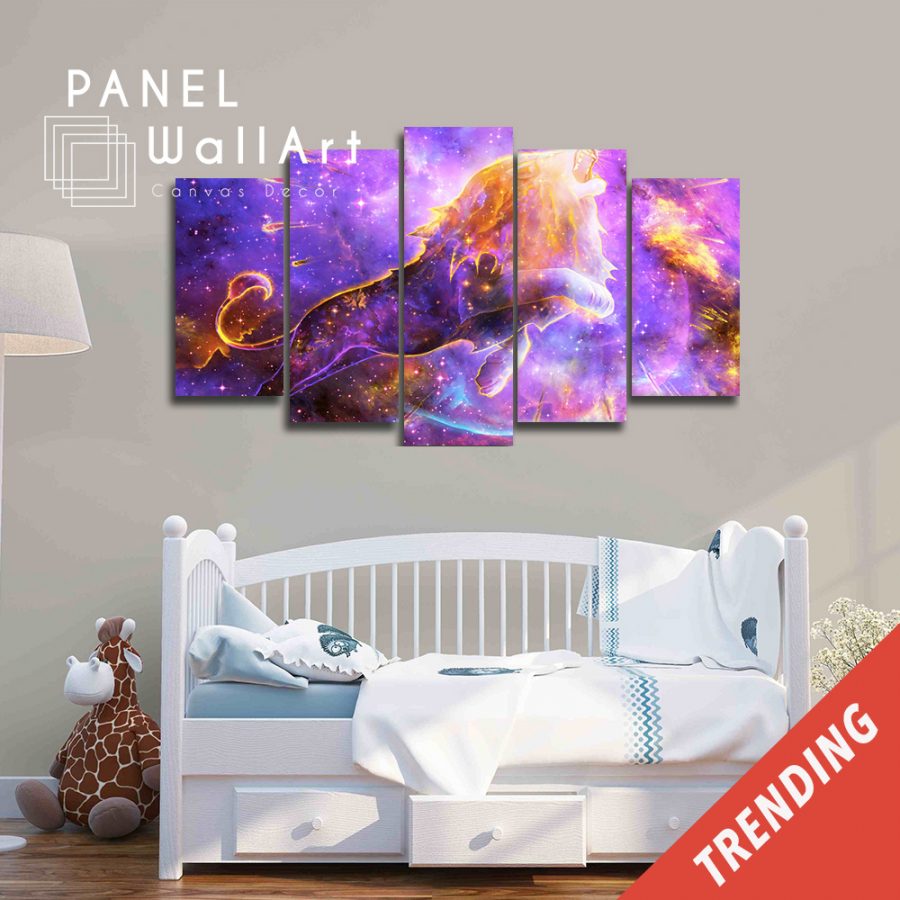 Spiritual Lion Fairy Canvas Wall Art