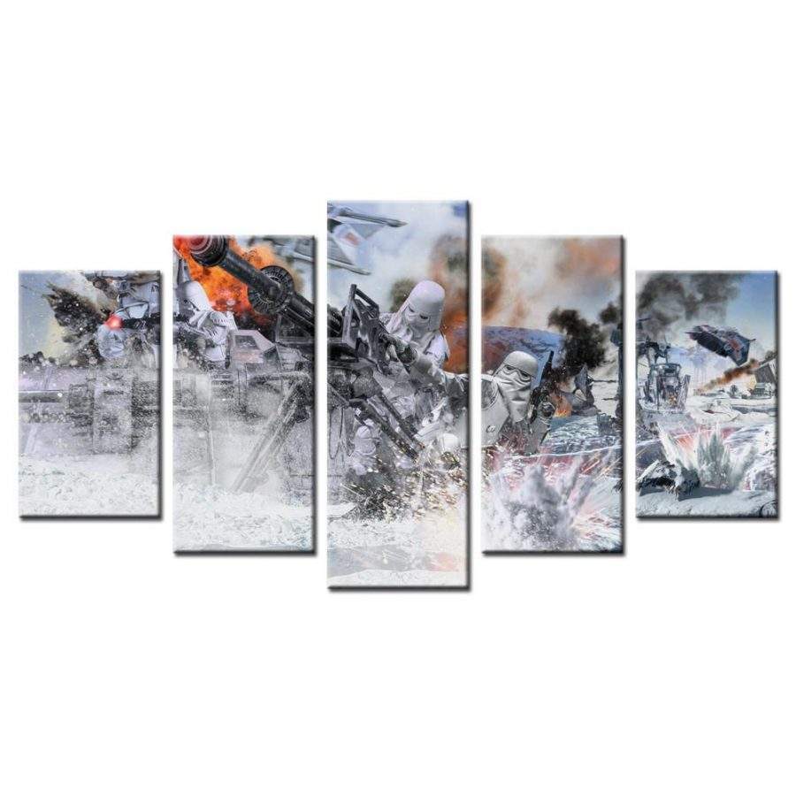 Star Wars Battle Canvas Wall Art Star Wars Battle Canvas Wall Art