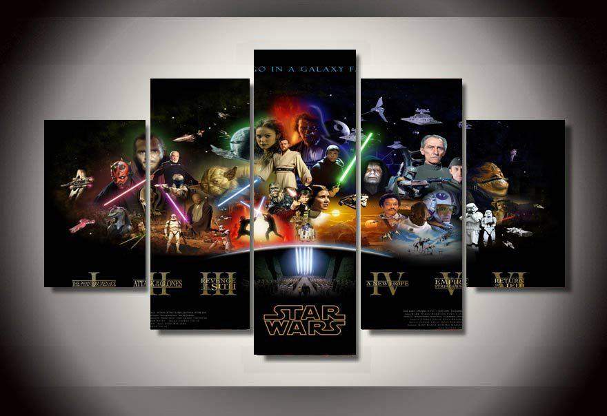 Modern Star Wars Canvas Wall Art Modern Star Wars Canvas Wall Art
