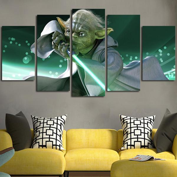 Star Wars Master Yoda Canvas Wall Art