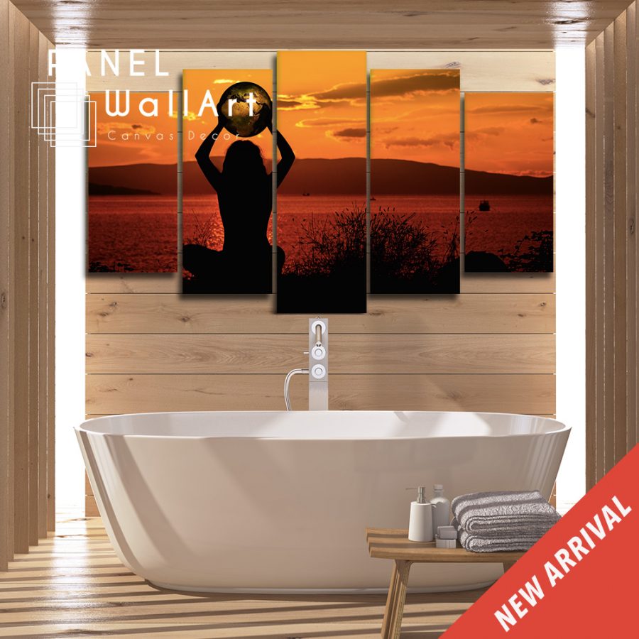 Sunset Meditation 7 Spiritual And Meditation Canvas Wall Art