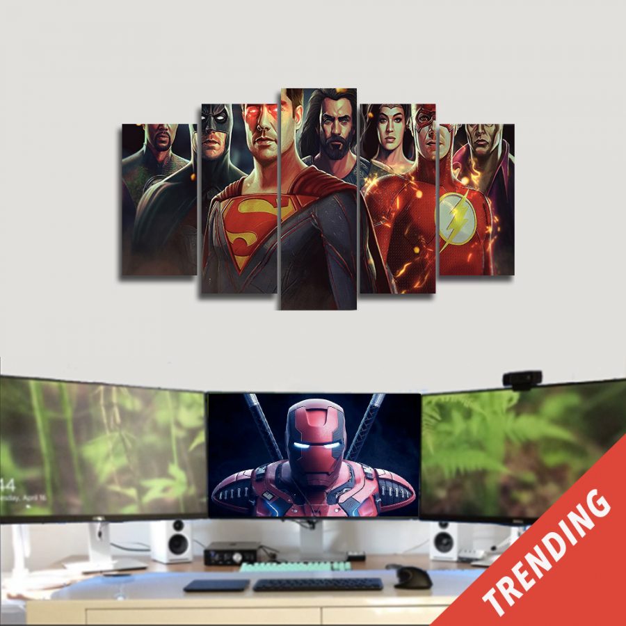 Superheros Power Canvas Wall Art Superheros Power Canvas Wall Art