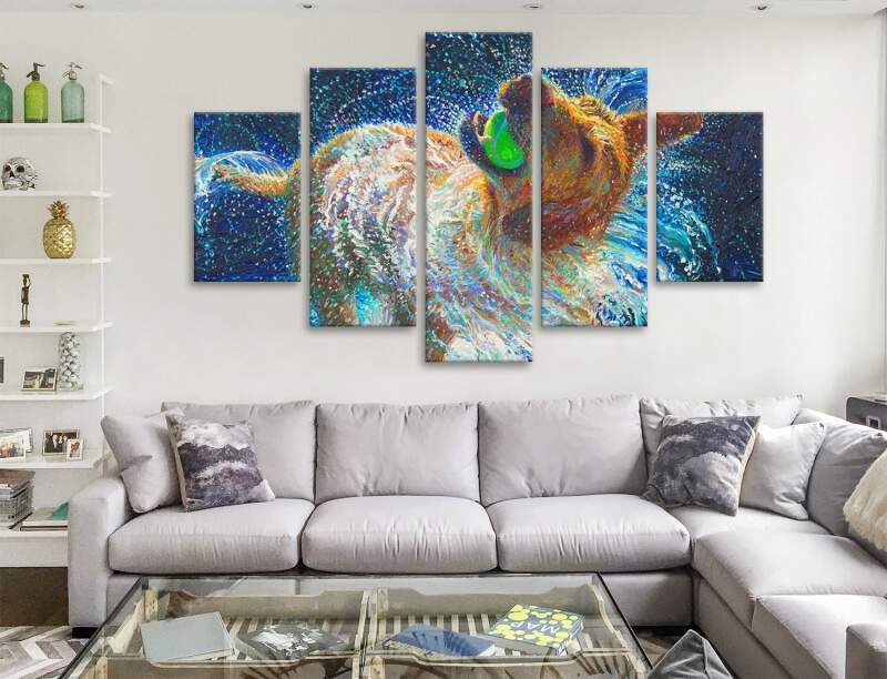 The Juggler Split Diamond Canvas Wall Art The Juggler Split Diamond Canvas Wall Art