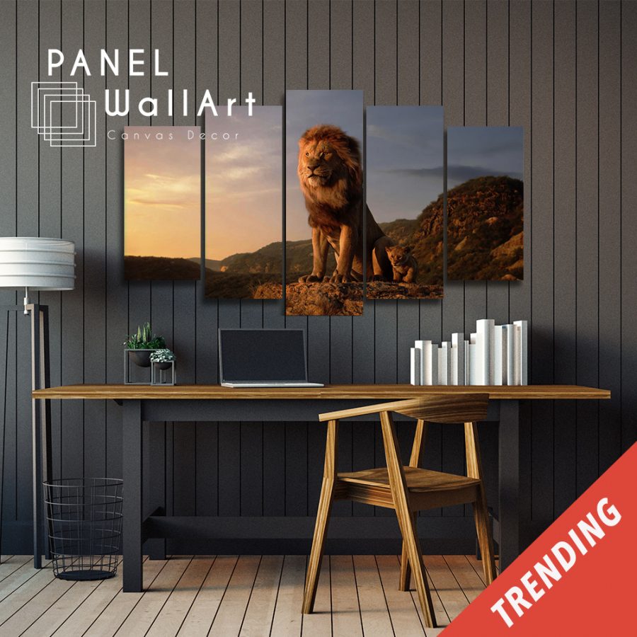 The Spirit Of Lion Canvas Wall Art
