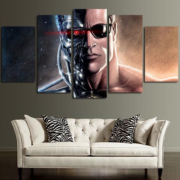 The Terminator Superman Canvas Wall Art