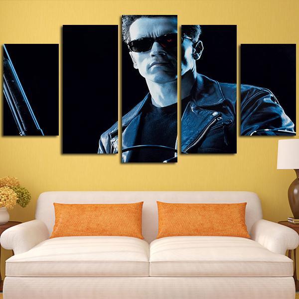 The Terminator Gentle Man Canvas Wall Art