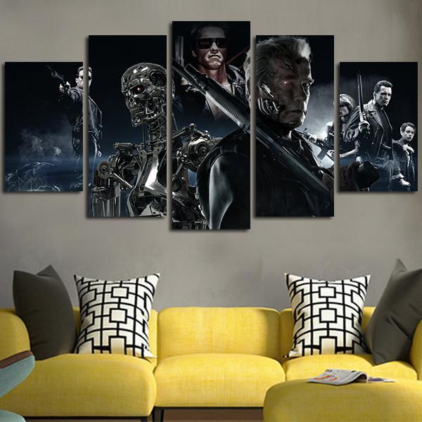 The Terminator Characters Canvas Wall Art