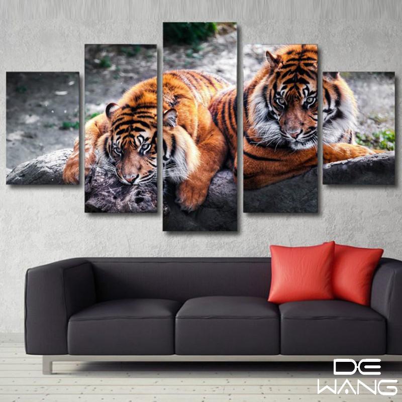 Tigers At Rest Canvas Wall Art Tigers At Rest Canvas Wall Art