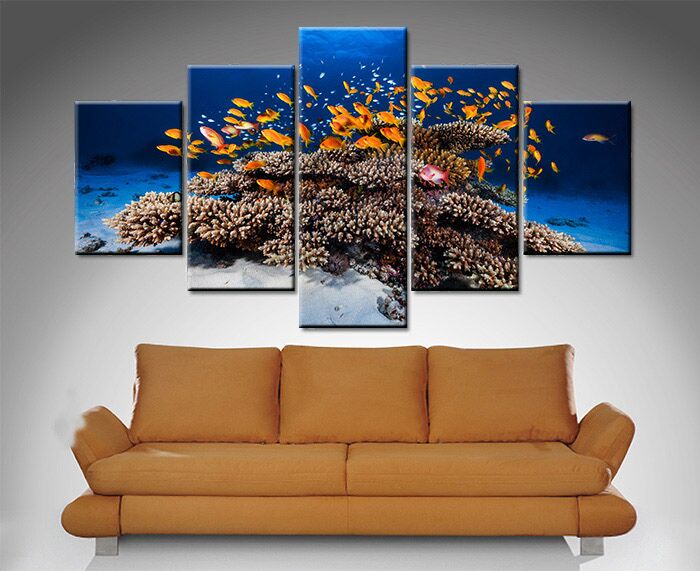 Underwater Squad Canvas Wall Art Underwater Squad Canvas Wall Art