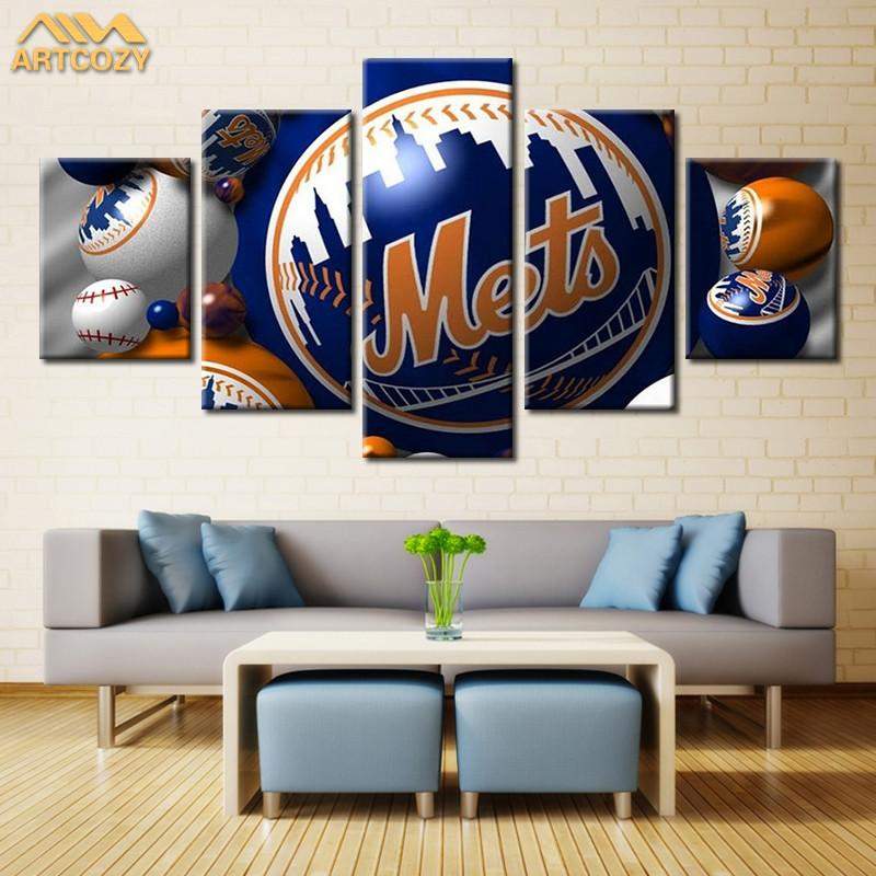Usa Mets Canvas Wall Art Usa Mets Canvas Wall Art