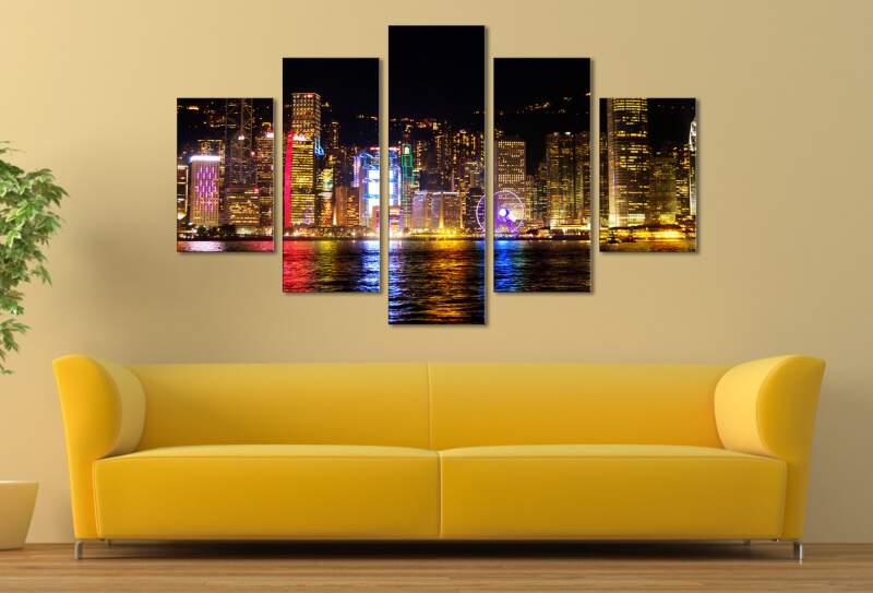 Victoria Harbour Canvas Wall Art Victoria Harbour Canvas Wall Art