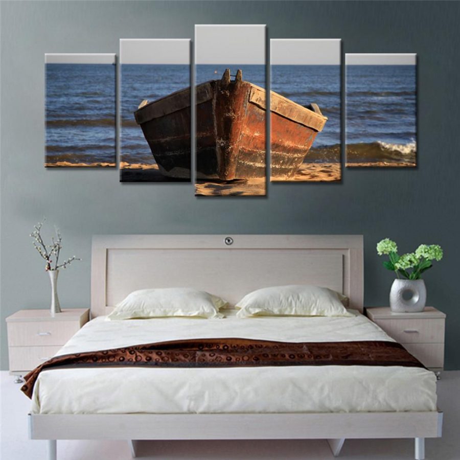 Wooden Boat Canvas Wall Art Wooden Boat Canvas Wall Art